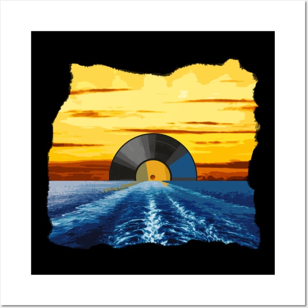 Landscape EP sea sunset Wall Art by AsKartongs